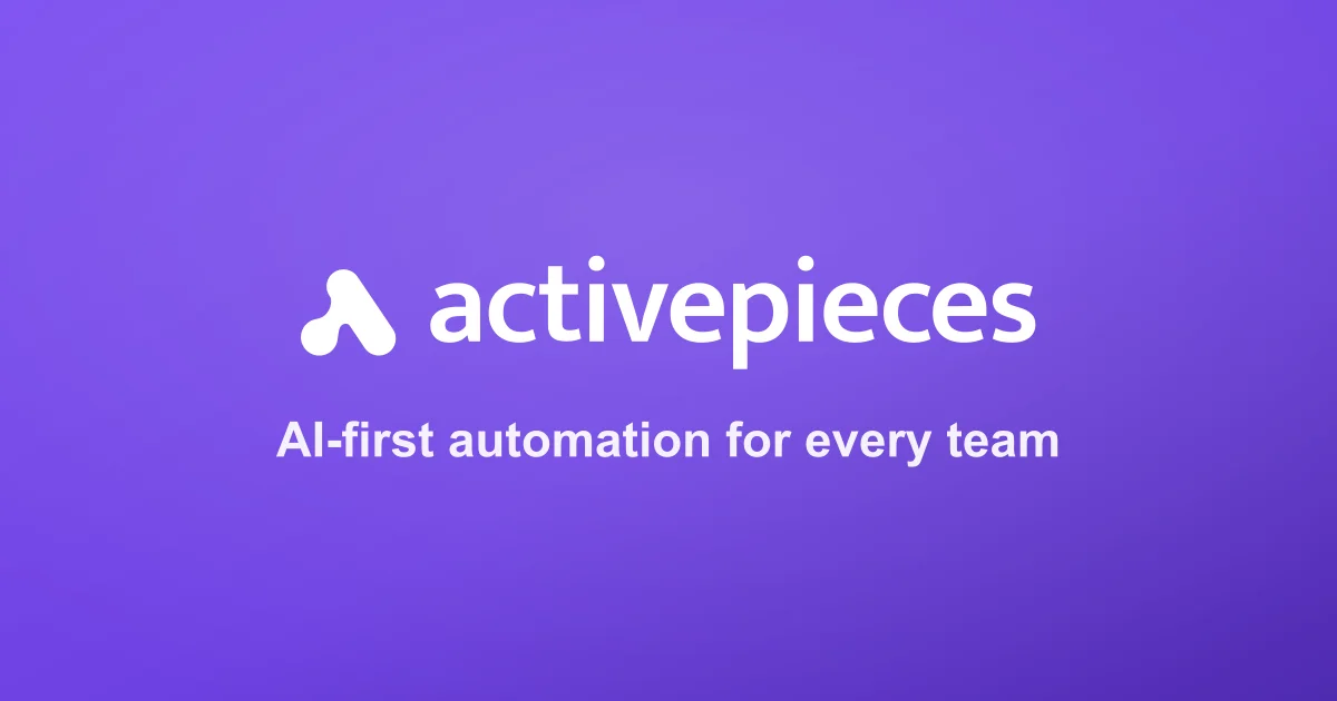 Activepieces – Open Source AI Automation Platform