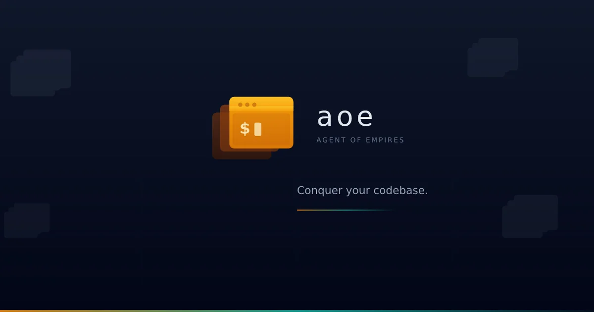 Agent of Empires – multi-agent session manager dashboard