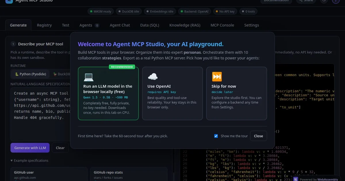 Agent MCP Studio product thumbnail