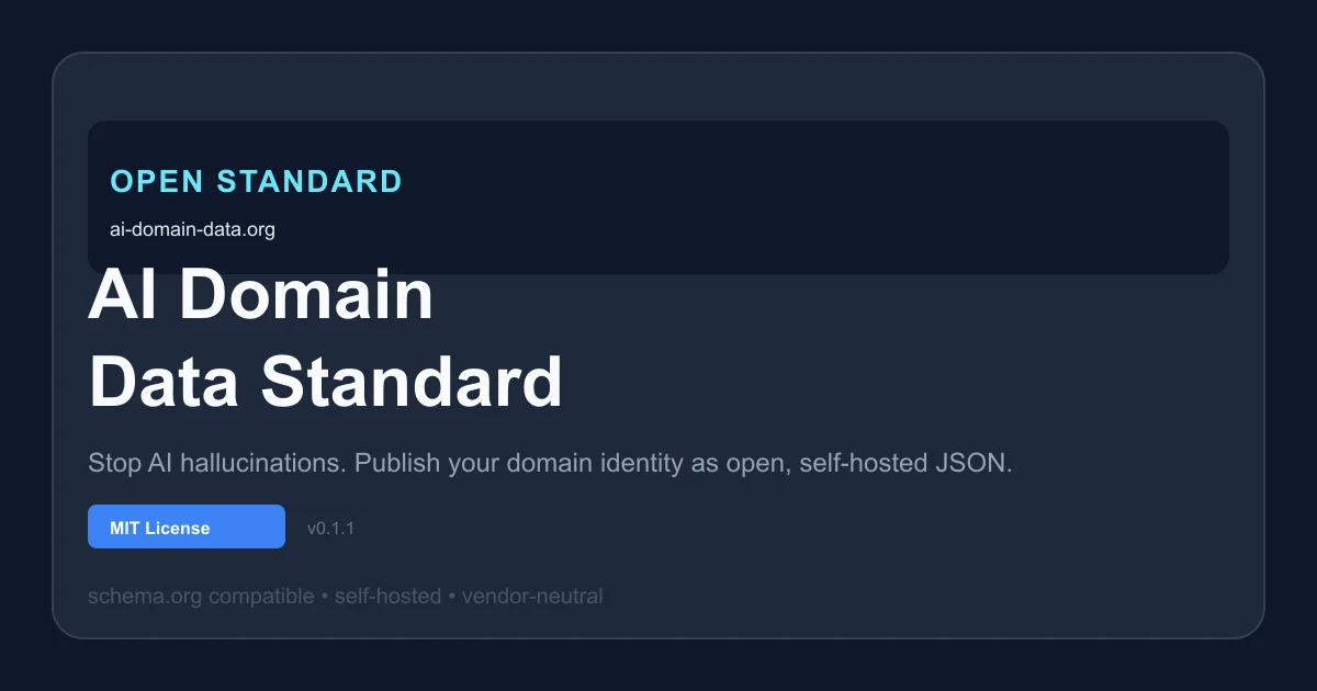 AI Domain Data Standard product thumbnail