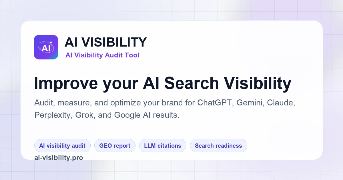 AI VISIBILITY Pro product thumbnail
