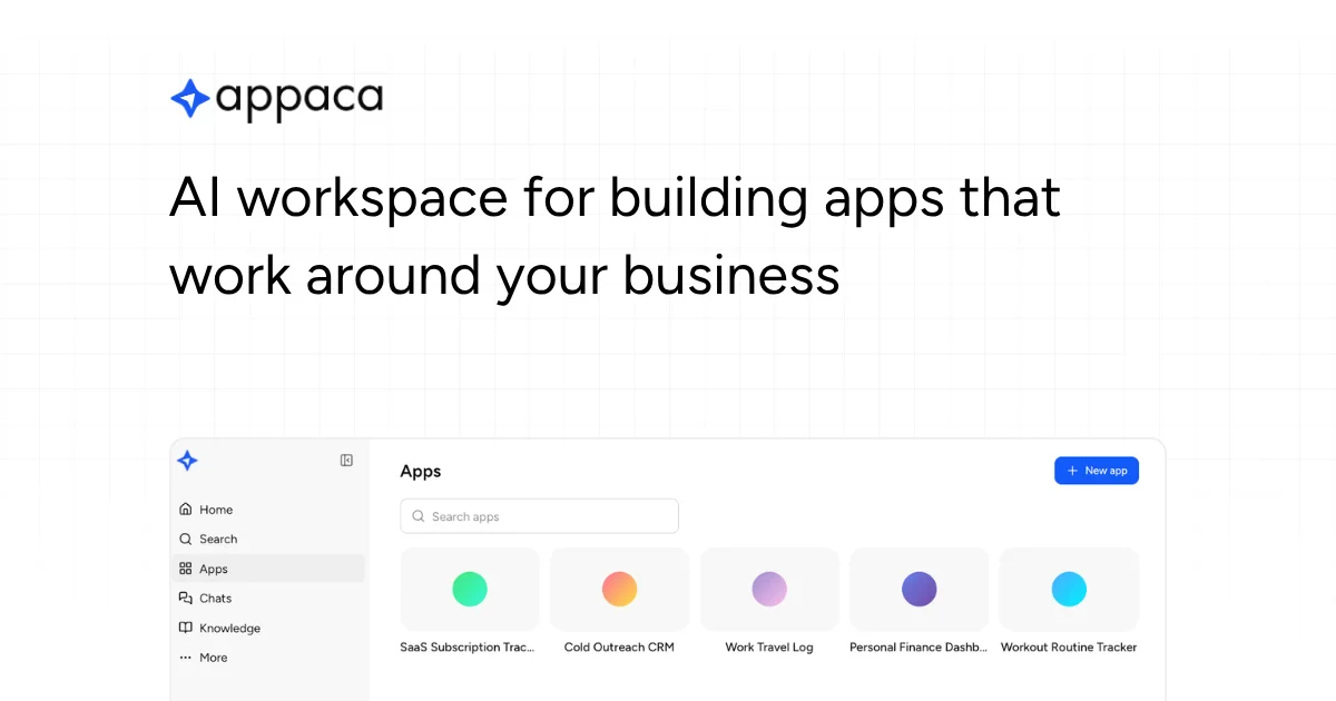 Appaca AI workspace product thumbnail