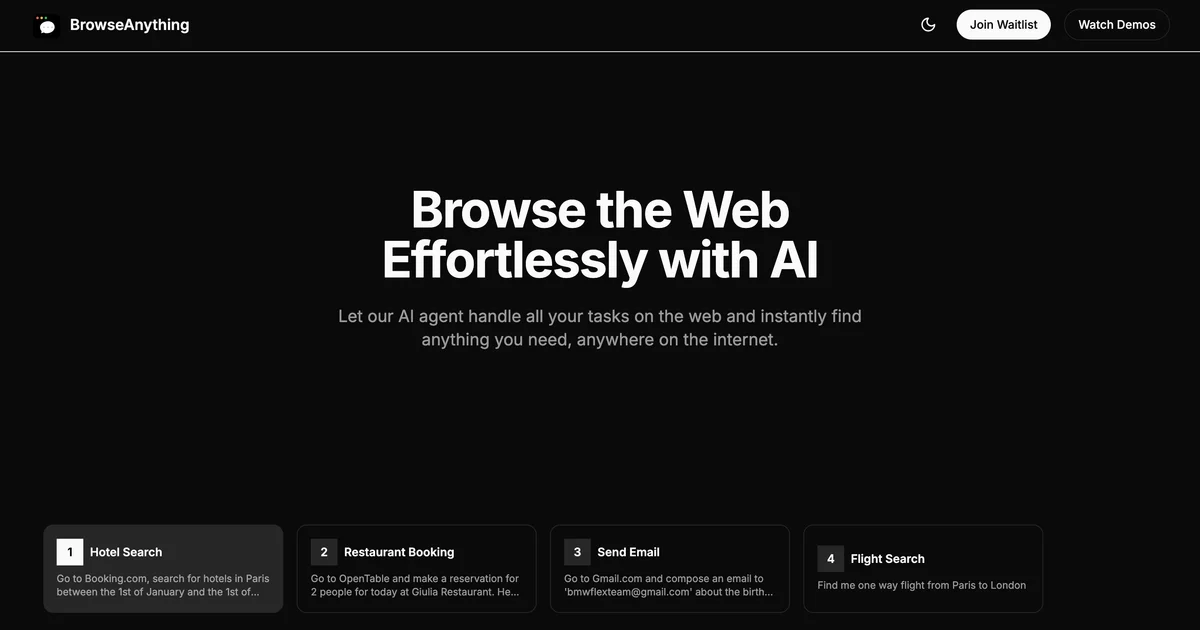 Browse Anything - AI Browser Assistant