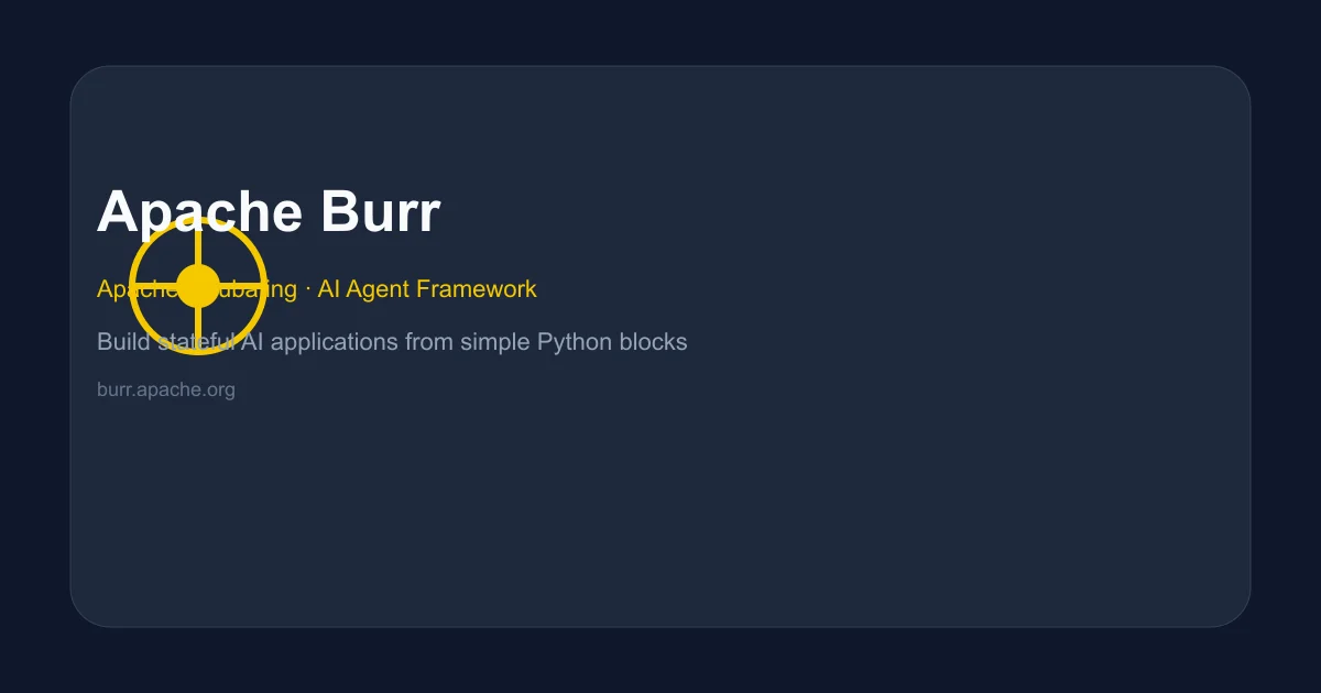 Apache Burr project thumbnail