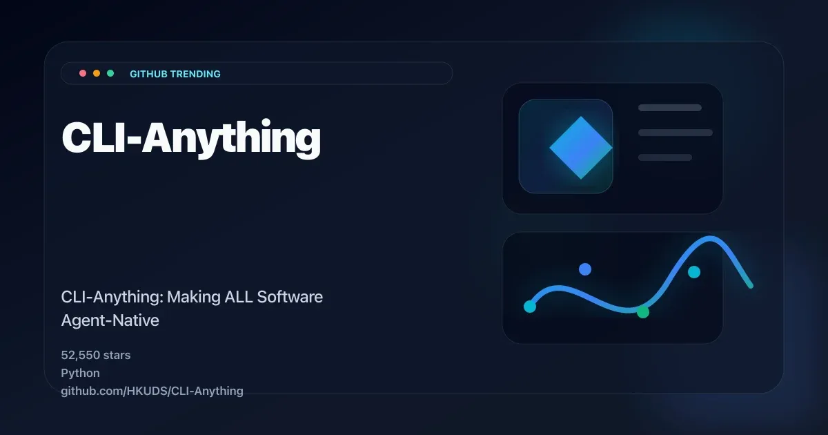 CLI-Anything: Making ALL Software Agent-Native