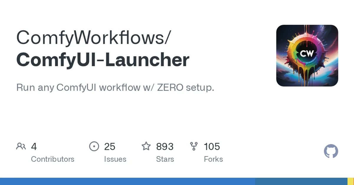 ComfyUI Launcher - run any ComfyUI workflow with zero setup