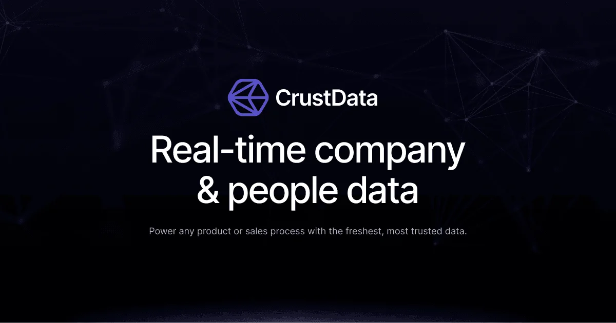 Crustdata web search API thumbnail