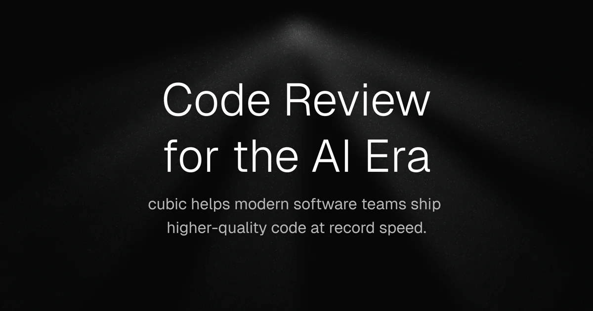 cubic AI code review platform thumbnail