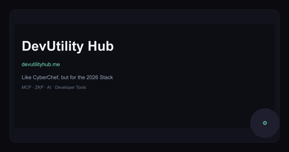 DevUtility Hub product thumbnail