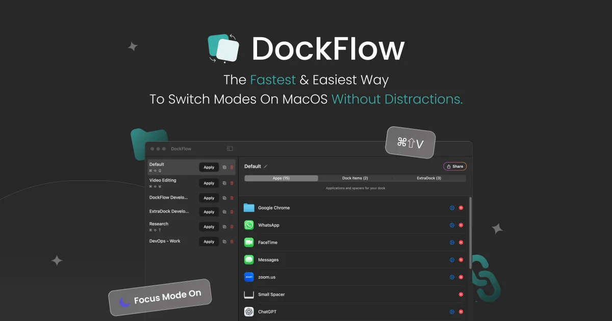 DockFlow macOS dock presets thumbnail