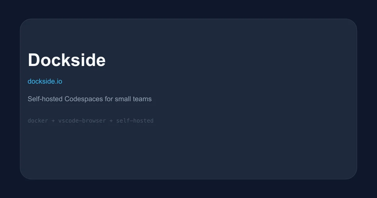 Dockside product thumbnail