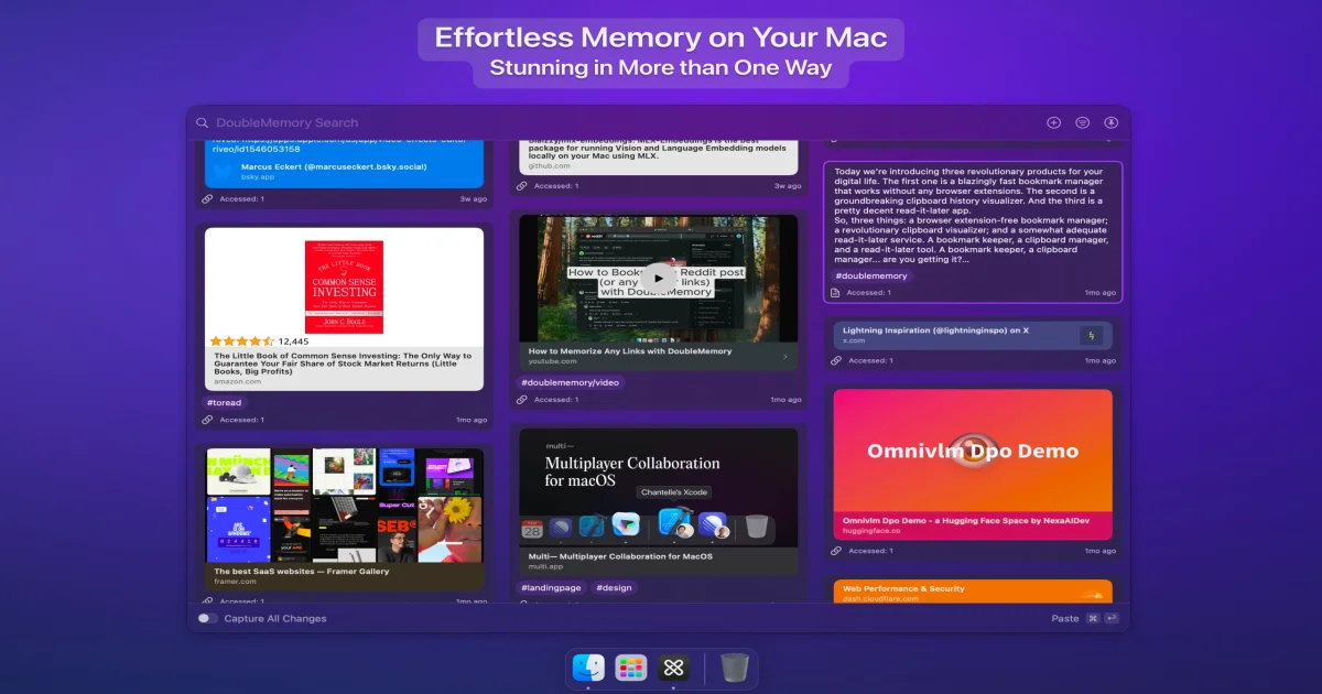DoubleMemory local-first read-it-later app thumbnail