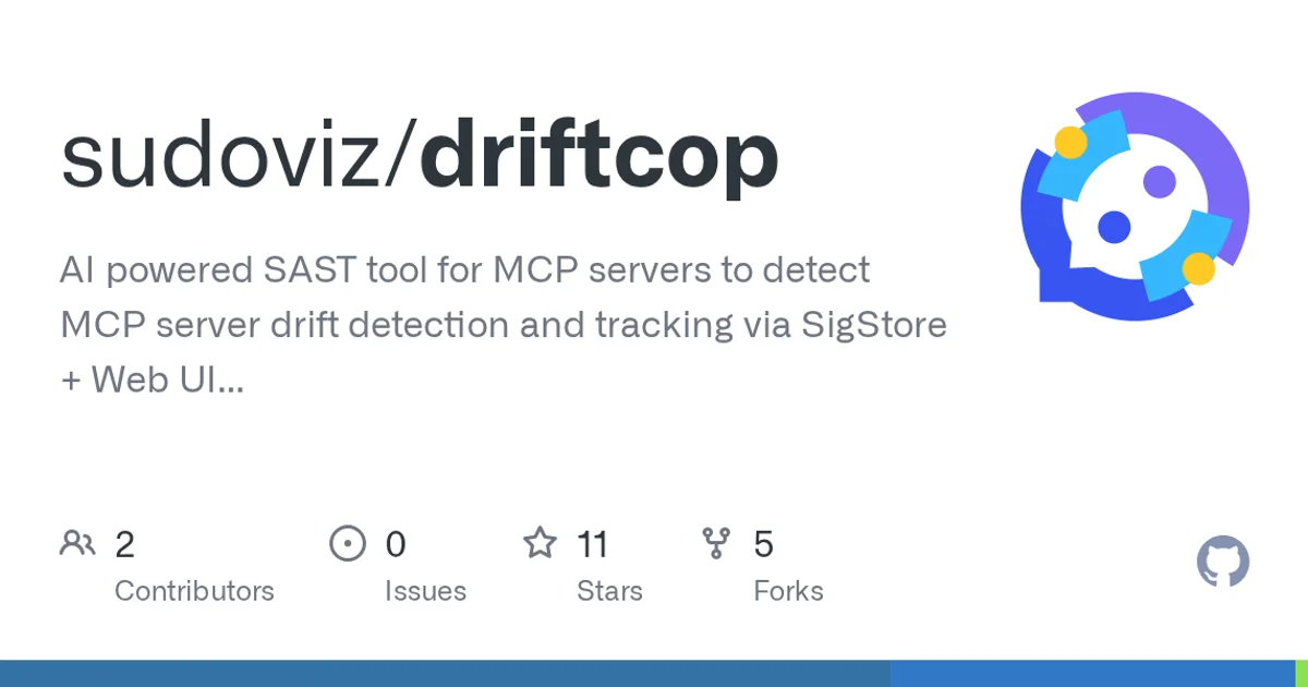 Driftcop MCP security scanner