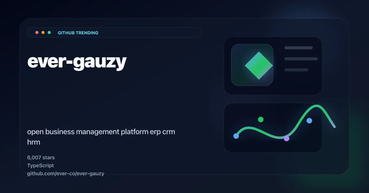 Ever Gauzy open-source business platform thumbnail