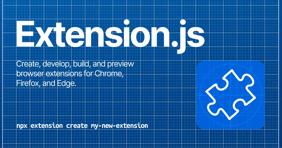 Extension.js – cross-browser extension framework