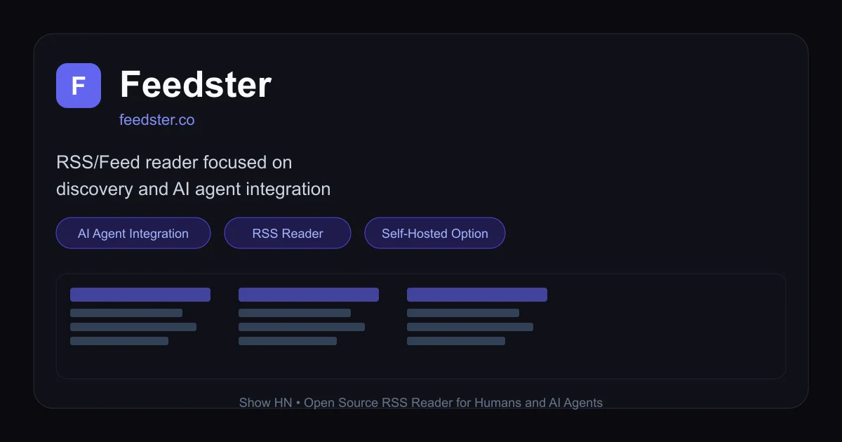 Feedster RSS reader product thumbnail