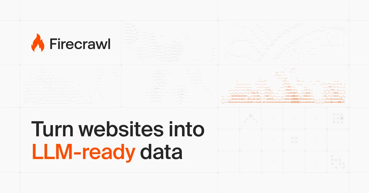 Firecrawl web scraping API product banner