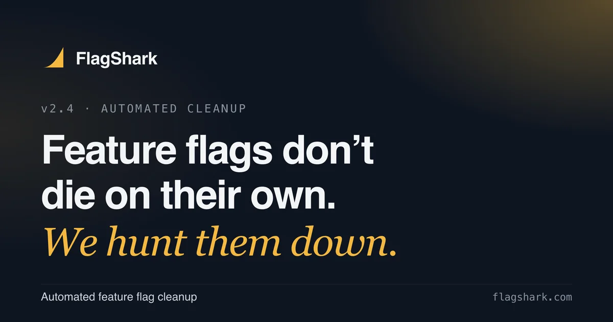 FlagShark – Find stale feature flags in your codebase