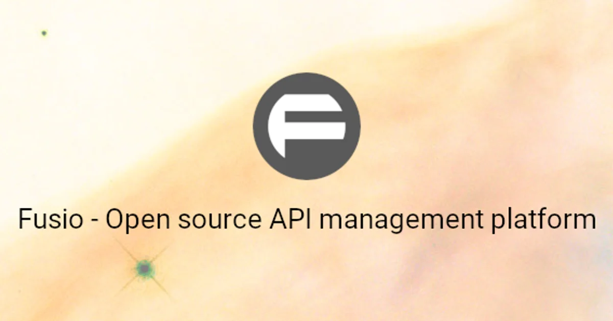 Fusio open-source API management platform