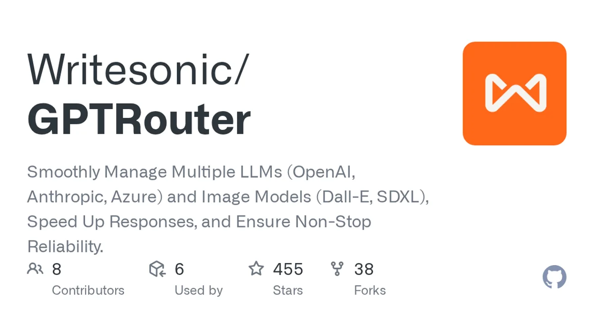 GPTRouter - Open-Source Multi-LLM API Gateway