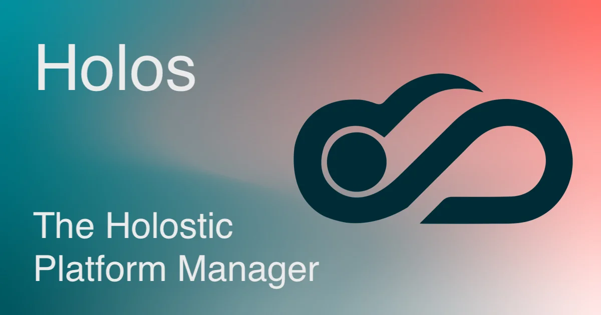 Holos platform manager - Configure Kubernetes with CUE