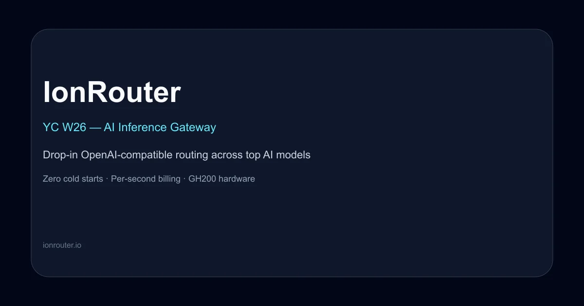 IonRouter product thumbnail