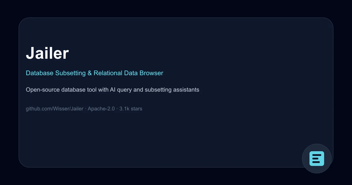 Jailer database tool product thumbnail