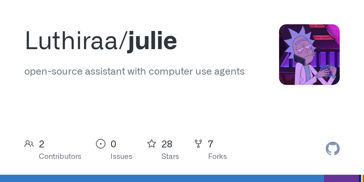 Julie desktop AI assistant product thumbnail