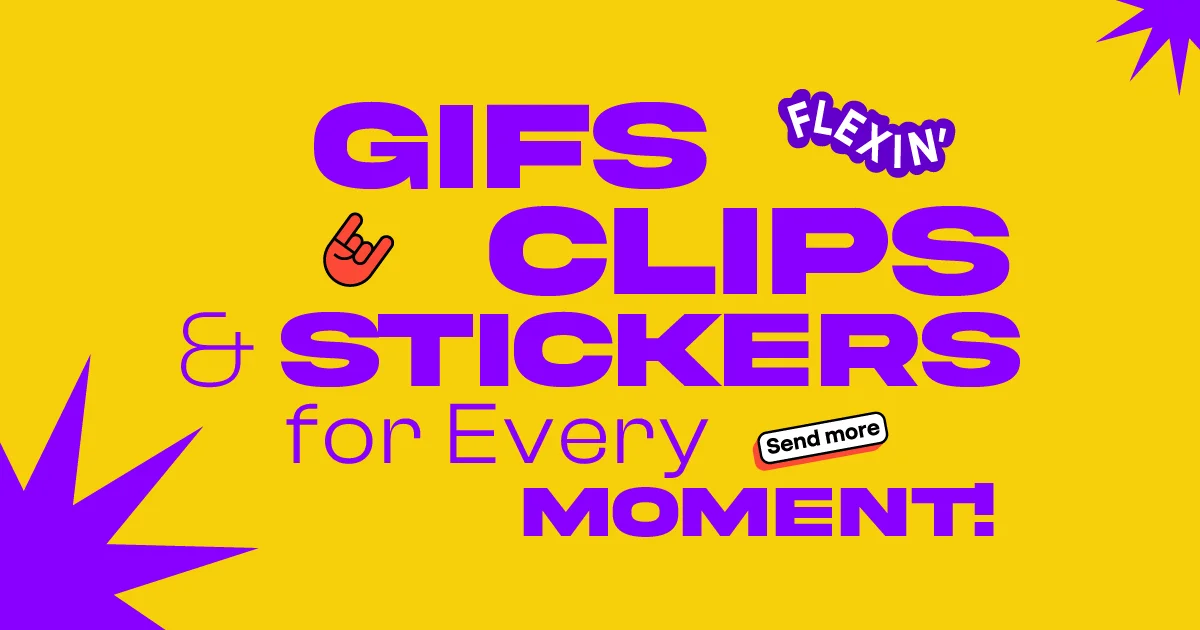 Klipy API product thumbnail showing GIF, Sticker, Meme and Clip API