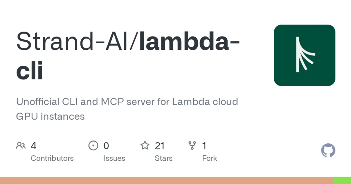 Lambda CLI MCP server product thumbnail