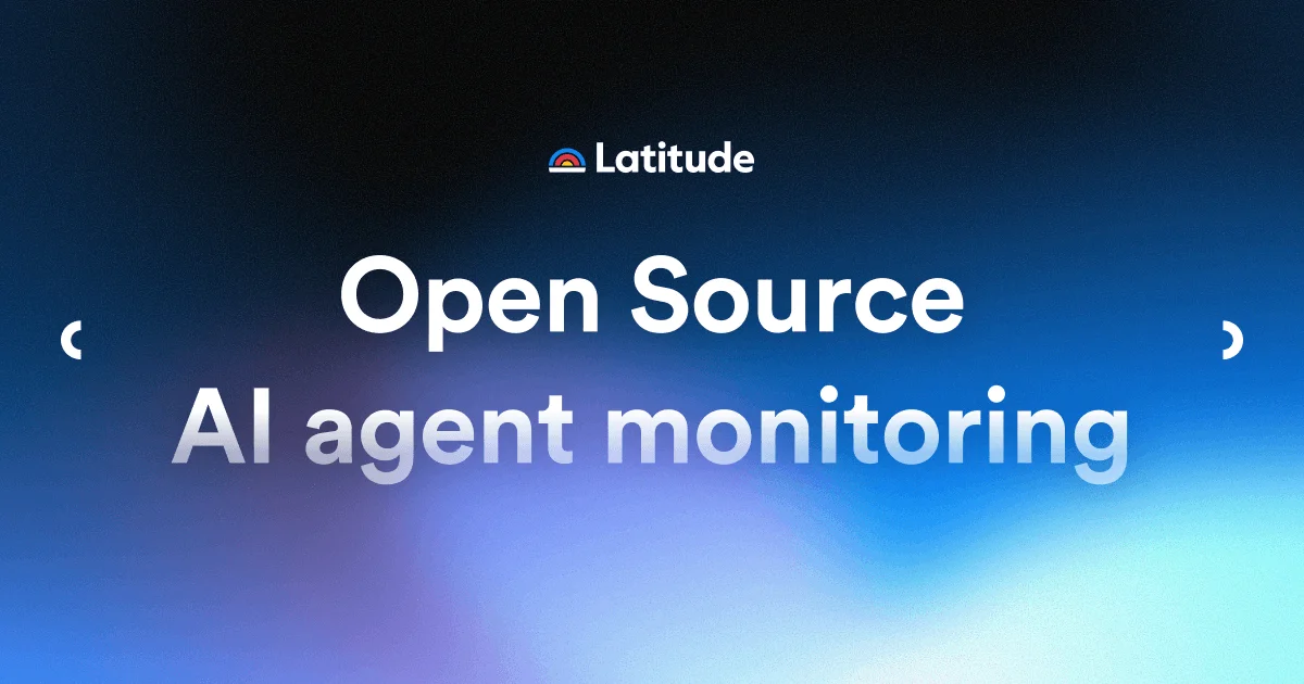 Latitude AI agent observability platform