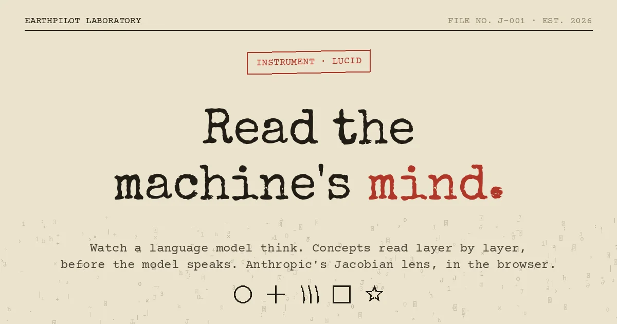 Lucid by EarthPilot — AI mind reader interface
