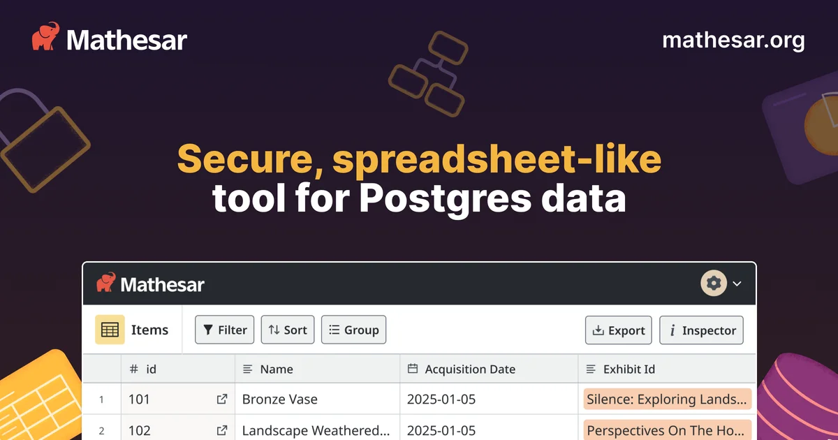 Mathesar - Open source collaborative UI for Postgres