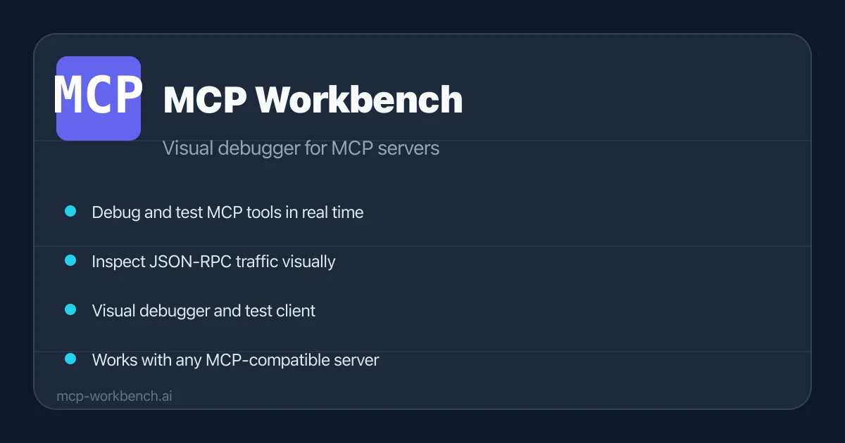 MCP Workbench product thumbnail