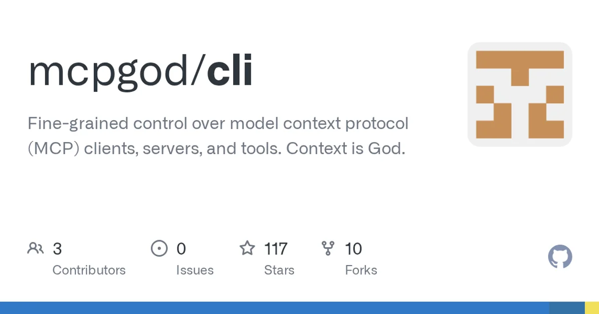 MCPGod CLI product thumbnail