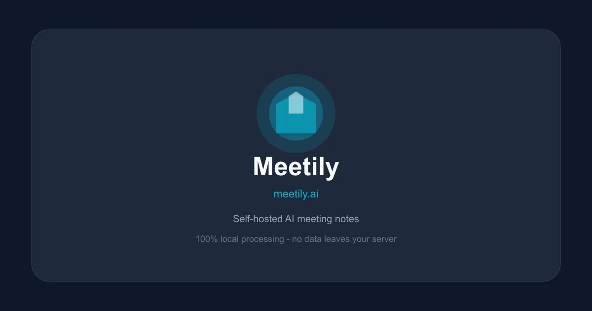 Meetily product thumbnail