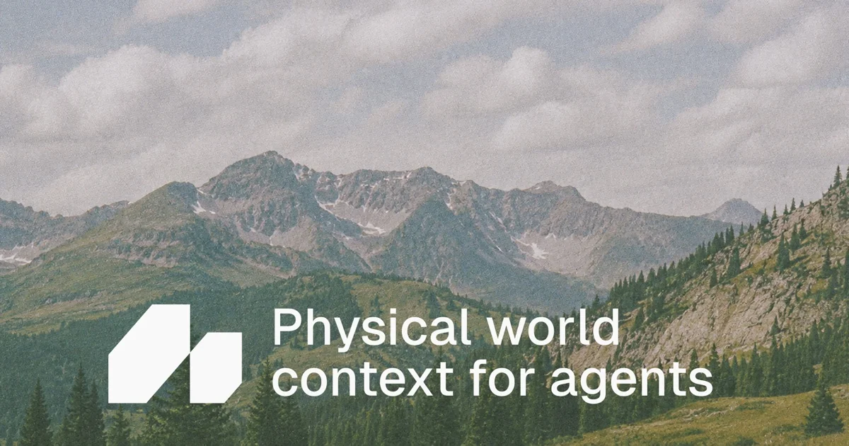 Mireye product thumbnail showing physical world data for AI agents