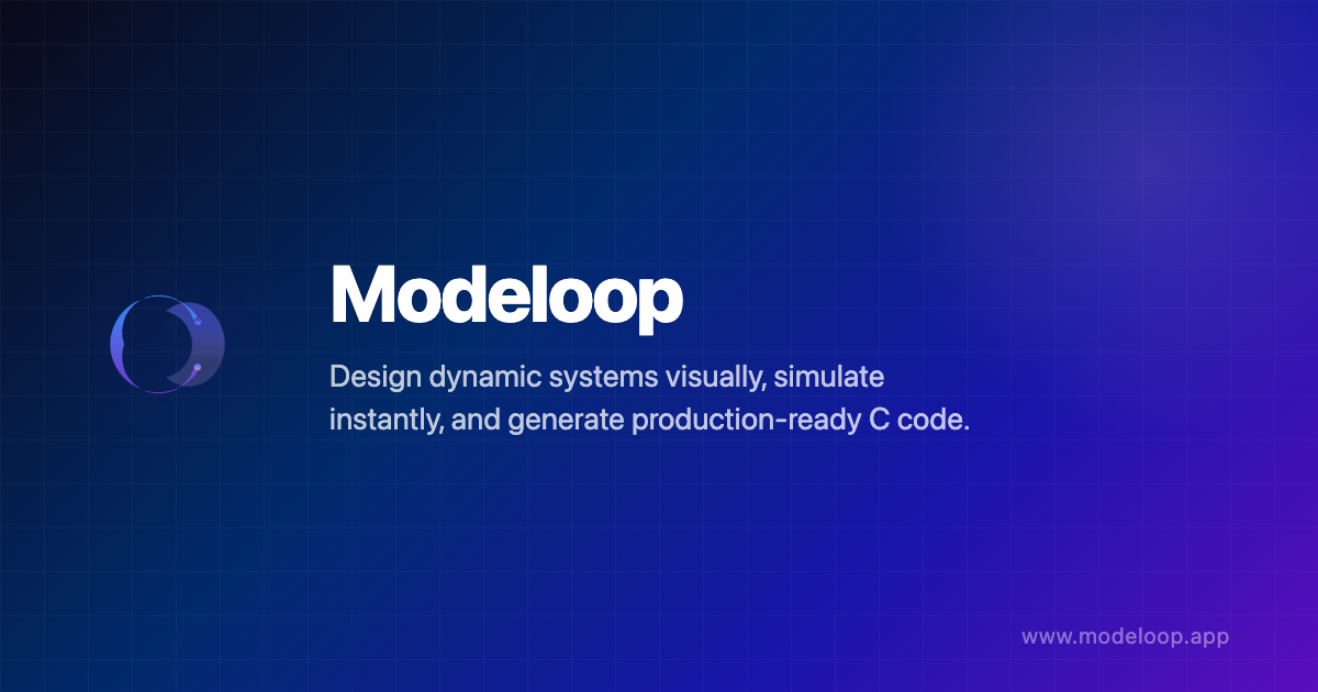 Modeloop – model-based design IDE interface