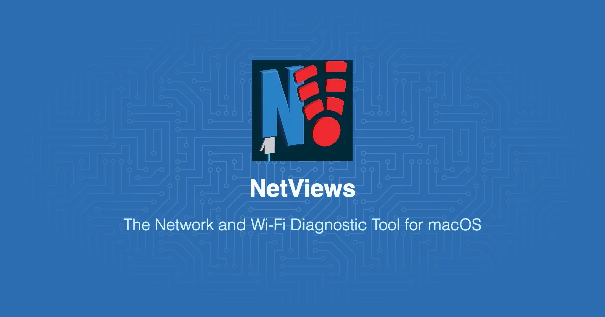 NetViews macOS network diagnostic tool