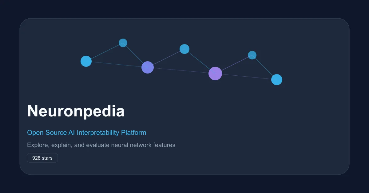 Neuronpedia - Open Source AI Interpretability Platform