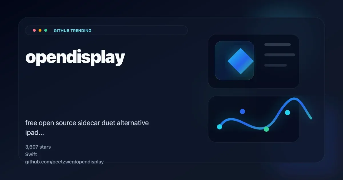 OpenDisplay iPad second monitor thumbnail
