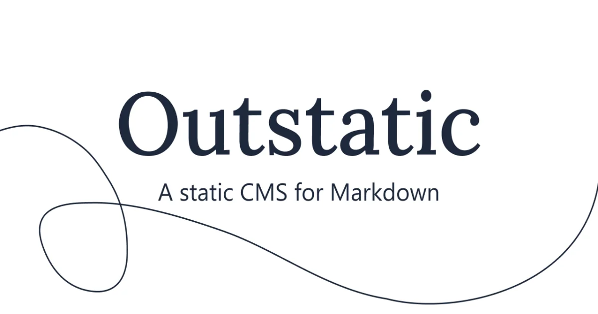 Outstatic Git-based Markdown CMS thumbnail