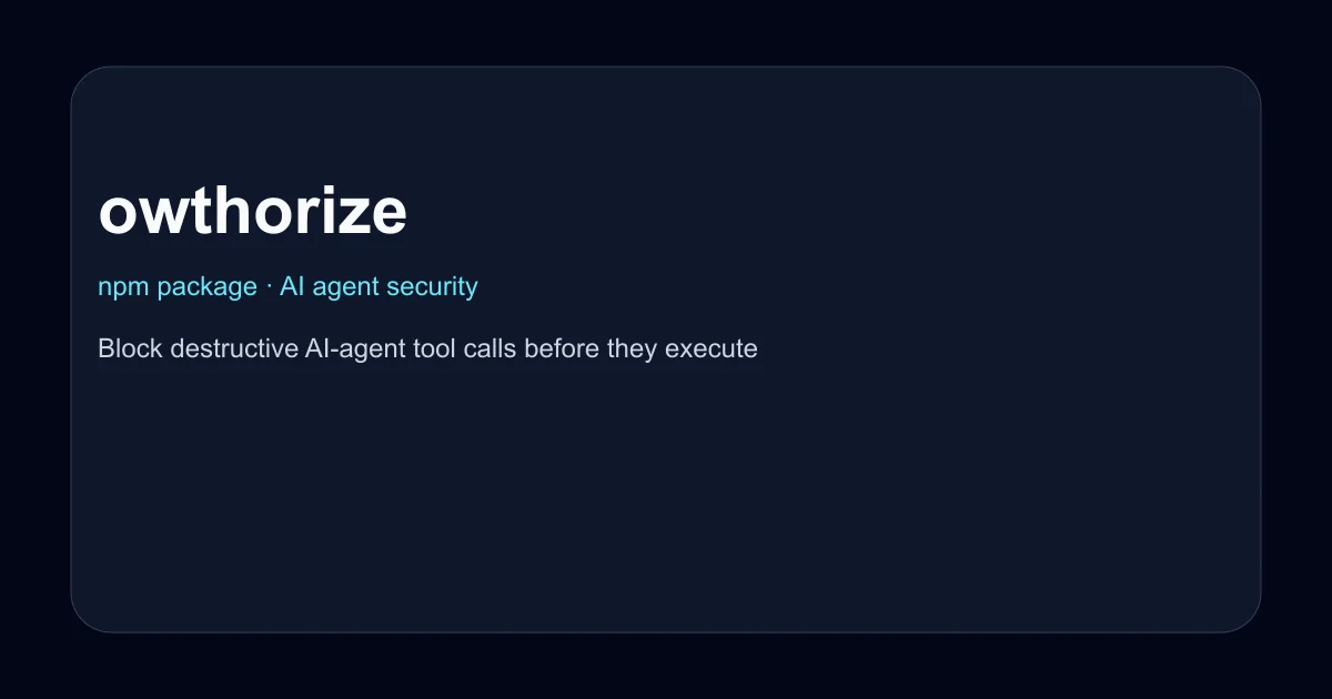 owthorize product thumbnail