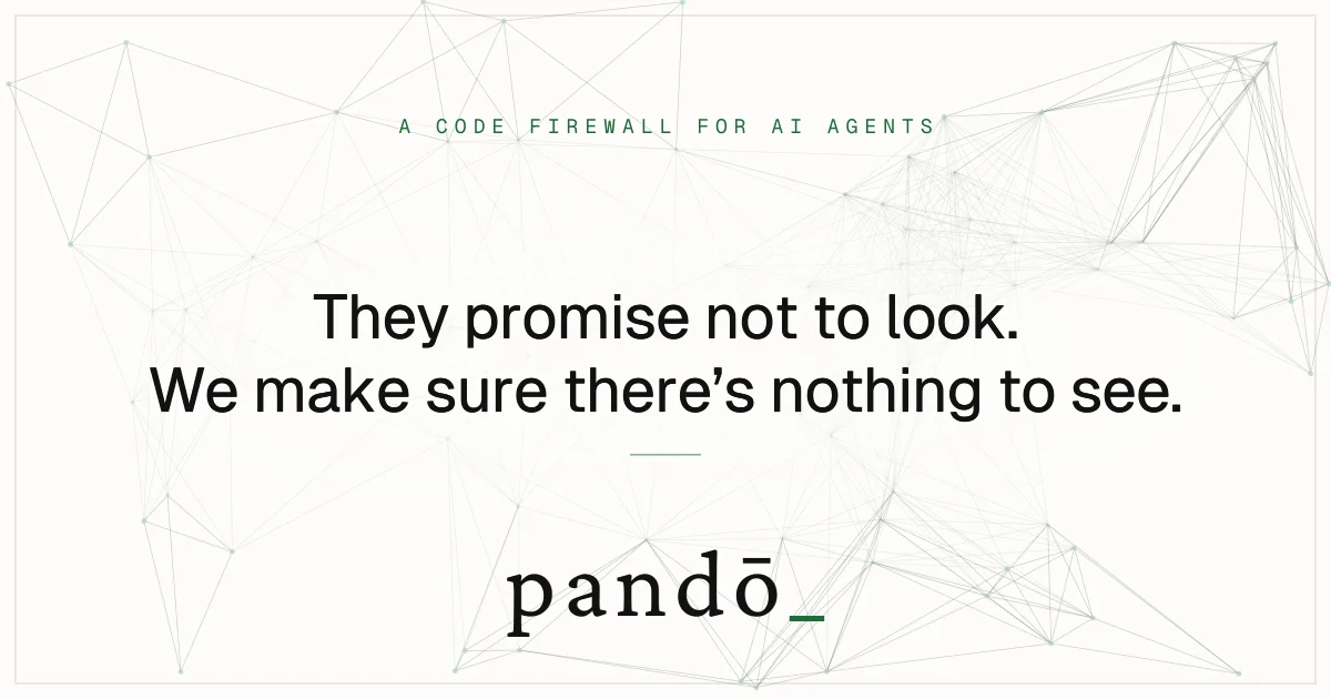 Pando CAD for code firewall for AI agents thumbnail