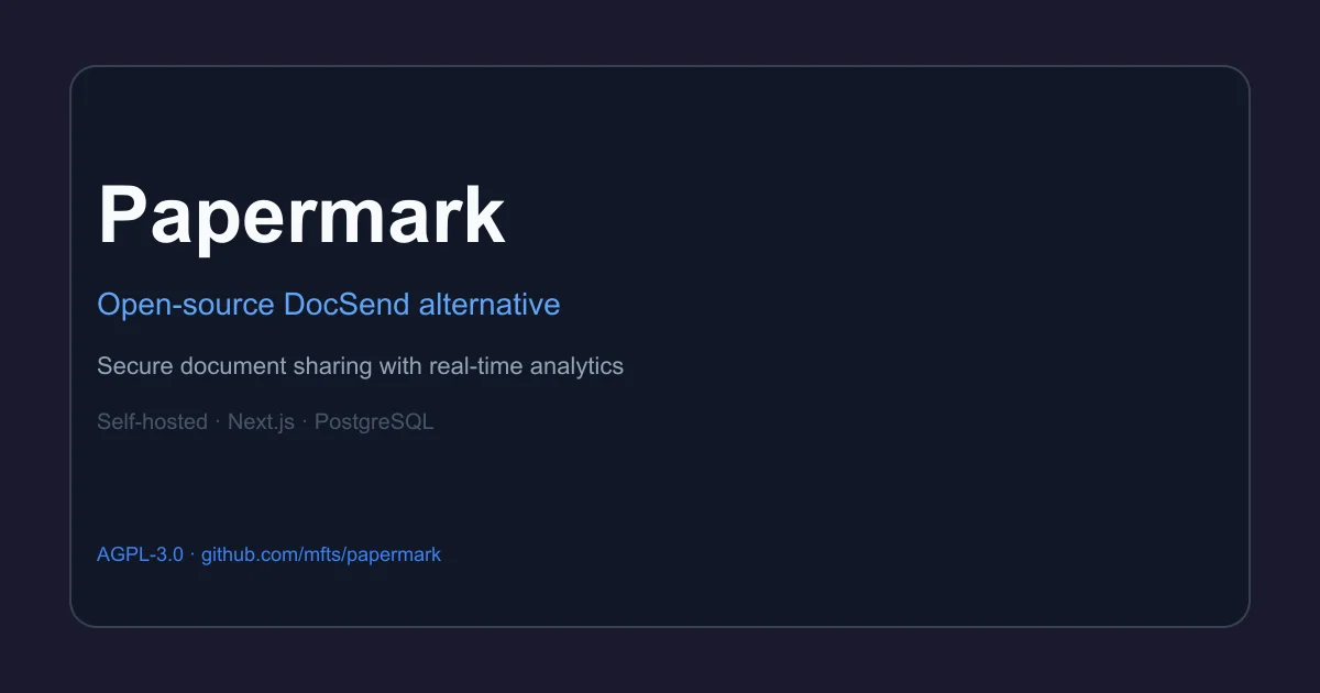 Papermark product thumbnail