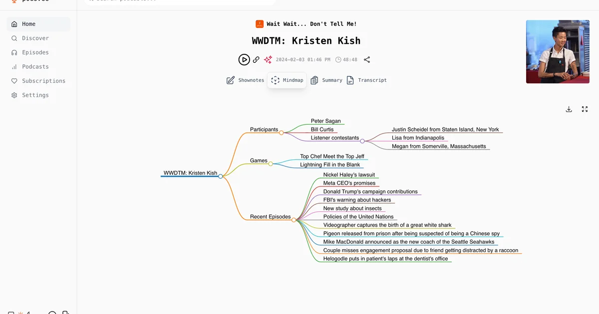 Podsee AI podcast notes product thumbnail