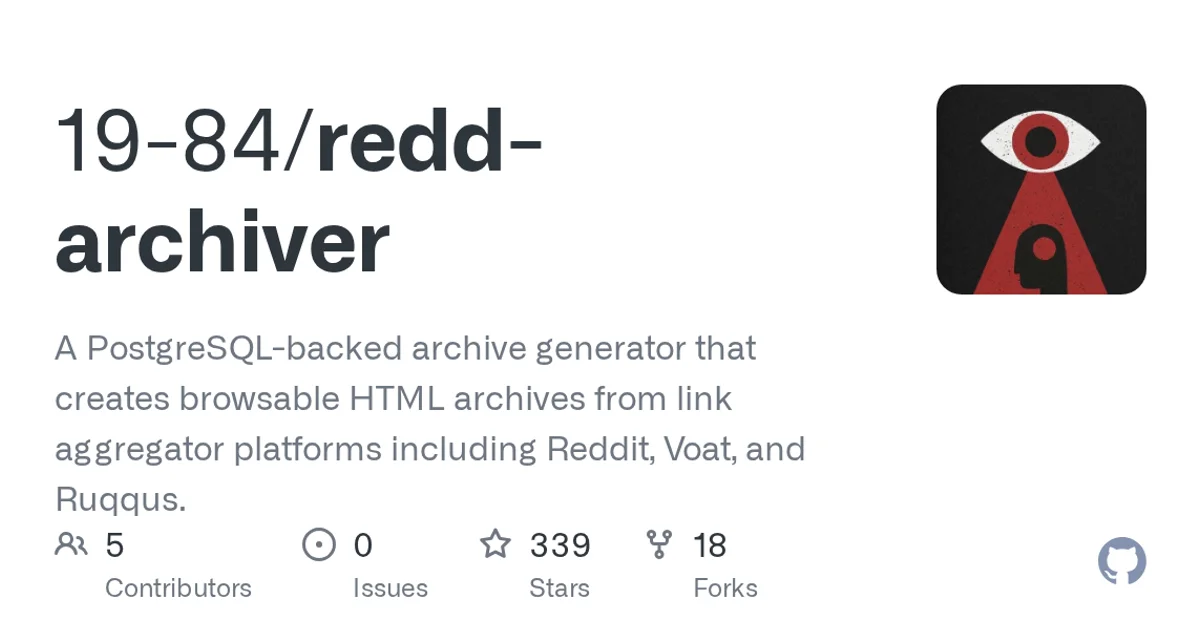 Redd-Archiver – Reddit archive tool