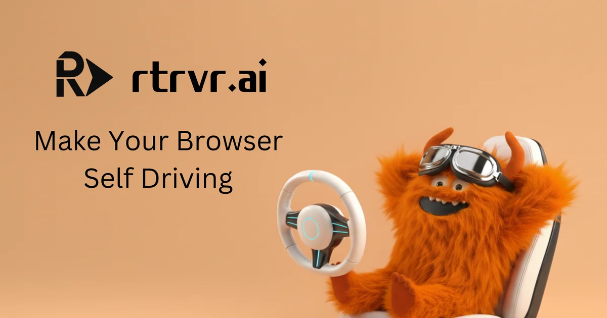 Rtrvr.ai browser agent product banner