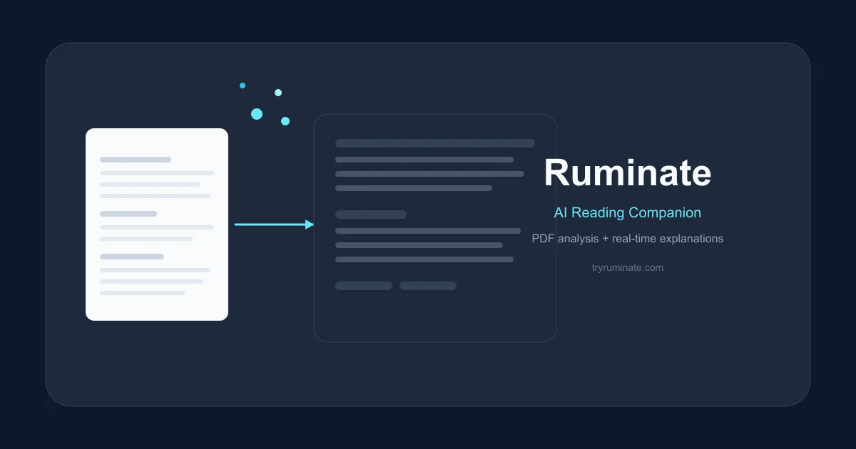 Ruminate AI reading companion product thumbnail