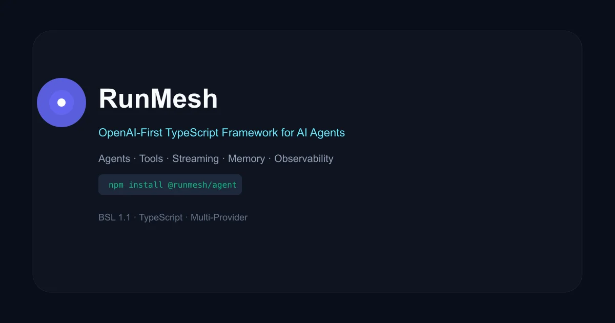 RunMesh framework product thumbnail